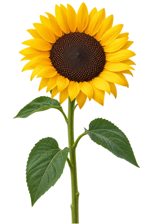 Open sunflower