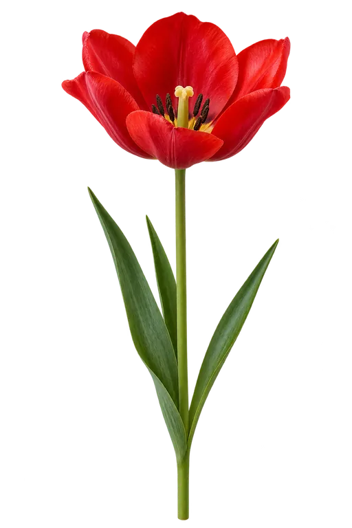 Open tulip