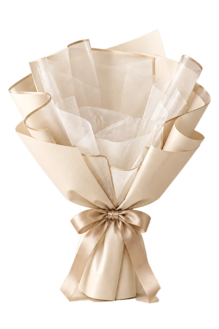Ivory & champagne gold
